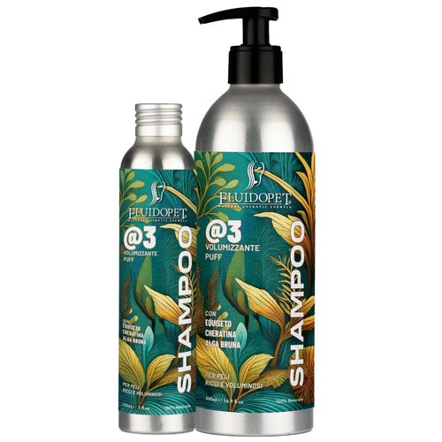 FluidoPet EcoPet @3 Volumizing Shampoo - wydajny szampon dla psa, zwiększający objętość sierści, koncentrat 1:20