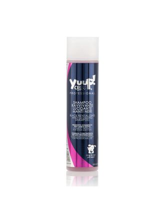 Yuup! Professional Black Revitalising & Glossing Shampoo - szampon nabłyszczający do szaty czarnej i ciemnej, koncentrat 1:20 - Pojemność: 250ml