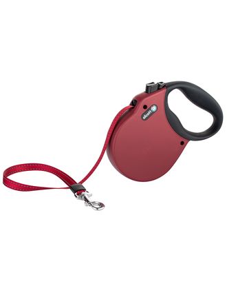 Alcott Adventure Retractable Leash Red - odblaskowa smycz automatyczna dla psa, czerwona