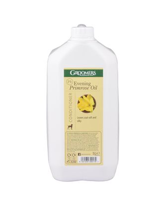 Groomers Evening Primrose Oil Conditioner - nawilżająca odżywka do sierści psa, z olejkiem z wiesiołka - 5L
