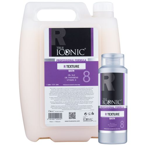 True Iconic R-Texture Bath Shampoo - szampon dla psów szorstkowłosych, koncentrat 1:7