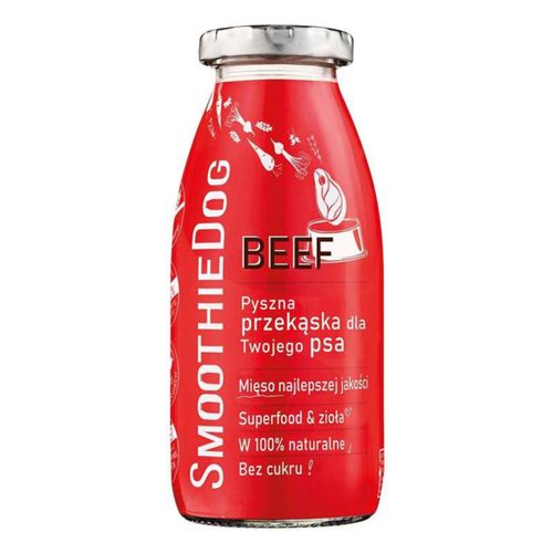 SmoothieDog Beef 250ml - smoothie dla psa, wołowina z warzywami