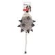 Flamingo Plush Hedgehog&Rope 45cm - pluszowy jeż ze sznurkiem i piszczałką