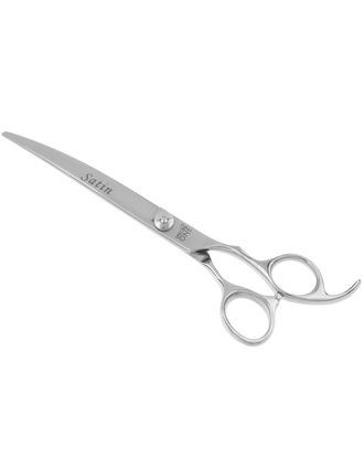 Special One Satin Curved Scissors 7,5" - profesjonalne nożyczki gięte z japońskiej stali Hitachi, satynowe wykończenie