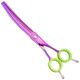 P&W ButterFly Curved Chunker Scissors 7" - degażówki groomerskie gięte, 27 ząbków typu chunkers