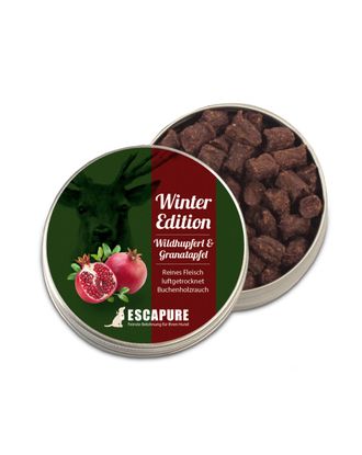 Escapure Hupferl Wild mit Granatapfel 50g - naturalne przysmaki dla psa, dziczyzna z granatem