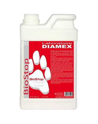 Diamex BioStop - szampon ochronny dla psa, z olejkami eterycznymi, odstraszający insekty, koncentrat 1:8 - 1L