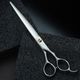 Jargem Satin Straight Scissors - Satin Finish Grooming Shears With Decorative Screw