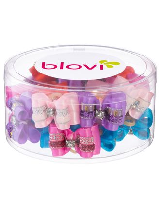 Blovi Bows Chic 25szt. - eleganckie, bogato zdobione kokardki dla psa, z brylancikiem, na gumce