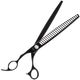 Geib Black Pearl Lefty Chunker 8.5" - degażówki jednostronne 8.5", dla osób leworęcznych, 26 ząbków