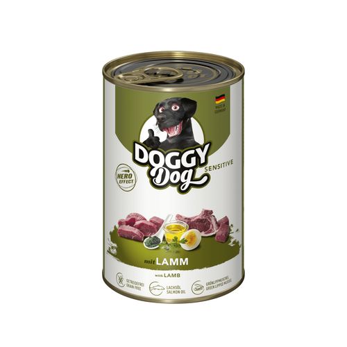 Doggy Dog Lamb Sensitive - bezzbożowa mokra karma dla psa, z jagnięciną