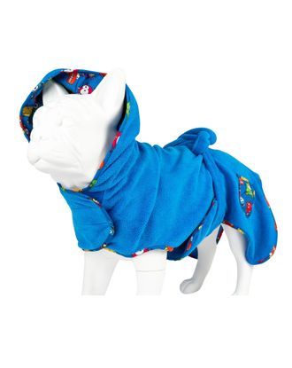 Max&Molly Dog Bathrobe Little Monsters - szlafrok dla psa, miękki i chłonny, wzór potworki