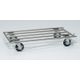 MidWest Crate Dolly - Stainless Steel Cart for Crate Transport, 107x61x18cm
