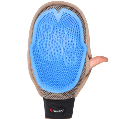 Flamingo Thumb Glove - rękawica do sierści, wielozadaniowa