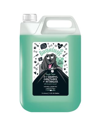 Bugalugs Tangle Tame 3in1 Shampoo - szampon z odżywką i rozkołtuniacz, o zapachu awokado i kokosa - 5L