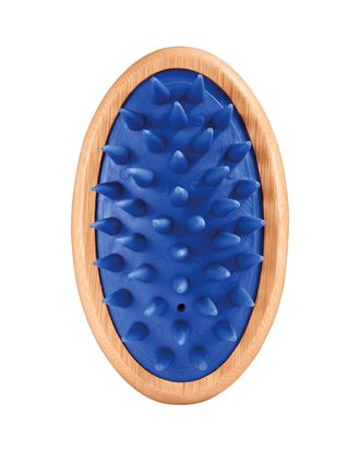 Artero Nature Laika Rubber Brush Blue - gumowa szczotka dla psa i kota, z szerokimi pinami