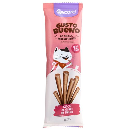 Record Gusto Bueno Tuna Flavored Sticks 40g - smaczki dla kota, pałeczki o smaku tuńczyka
