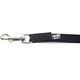 Julius K9 Color & Gray Supergrip Leash With Handle Black - smycz treningowa z uchwytem, czarna, antypoślizgowa 
