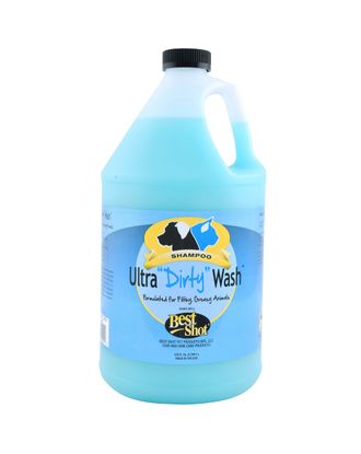 Best Shot Ultra Dirty Wash Shampoo - głęboko oczyszczający, wydajny szampon do bardzo brudnej sierści psa i kota, koncentrat 1:24 - 3,8L