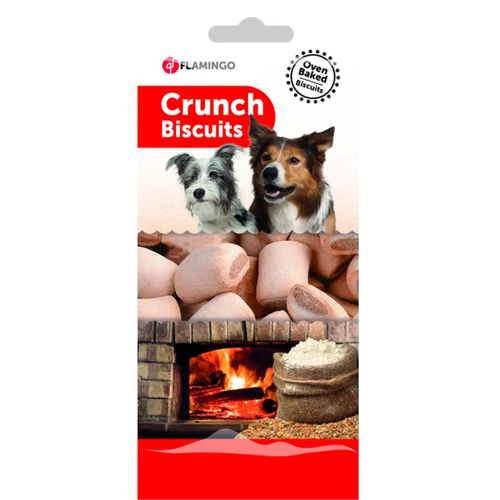 Flamingo Crunch Biscuits Crockies 500g - smaczki dla psa, kruche krokieciki