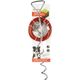 Flamingo Tie Out Stake Igla 46cm - metalowy palik do uwiązania psa, ze stalową linką treningową 7,5m i amortyzatorem
