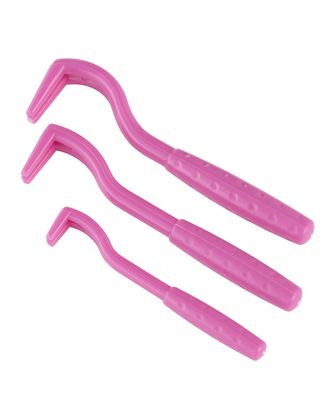 Biglo Biglo Tick Removal Hooks Pink 3szt. - haczyki do usuwania kleszczy, różowe