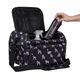 Show Tech Deluxe Grooming Bag 40x26x28cm - Spacious, Water-Resistant Fabric Accessories Bag, Dog Print