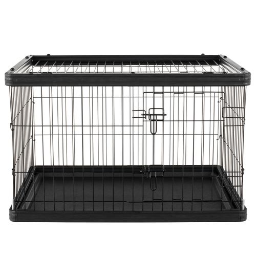 Flamingo Kennel Pasy Black 97,5x69,5x66,5cm - klatka kennelowa
