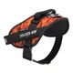 Julius-K9 IDC Powerharness Pixeljuice - szelki dla psa, z odblaskami, pomarańczowe piksele