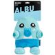 Dashi Albu Plush Pet Toy 16cm - pluszowa zabawka dla psa z piszczałką, niebieski stworek