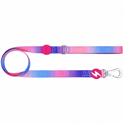 Dashi Lumix Haze Leash 120cm - miejska smycz taśmowa dla psa, różowo-fioletowa