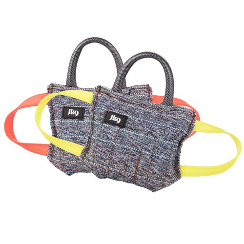Julius-K9 Cotton Bitepad - mocny bawełniany szarpak dla psa, z trzema uchwytami