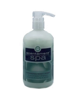 Best Shot Spa Caressing Cucumber Melon Body Wash - relaksacyjny płyn myjący do sierści, zapach ogórka i melona, z naturalnymi ekstraktami, koncentrat 1:10 - Pojemność: 473ml