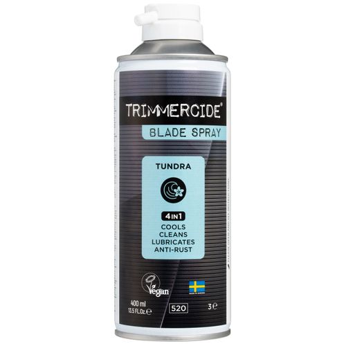 Trimmercide Blade Spray 4in1 Tundra 400ml - preparat do konserwacji i czyszczenia ostrzy, zapach tajga
