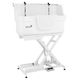 Blovi Fiberglass Dog Tub 130cm - Professional Grooming Tub Made of Fiberglass, with Electric Lift
