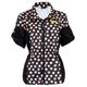 Artero Polka Dot Oslo Blouse - bluza groomerska w kropki i pudle, wiązana w talii