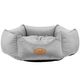 Blovi Bed Velur Love Light Grey L - Elegant Velour Dog & Cat Bed, Hexagon