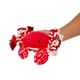 Max&Molly Huggles Crab Howie - Plush Dog Toy, Crab with Squeaker