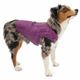 Kurgo Loft Jacket Violet/Grey - dwustronna kurtka wodoodporna dla psa, fioletowo-szara