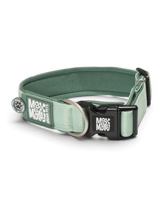 Max&Molly GOTCHA! Smart ID Matrix 2.0  Extra Wide Collar Jade - szeroka obroża dla psa z identyfikatorem QR, miętowa