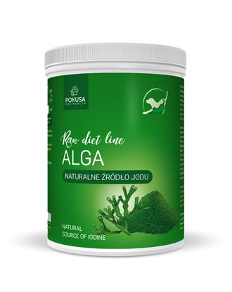 Pokusa RawDietLine Alga - mączka z norweskich alg morskich, bogate źródło składników odżywczych