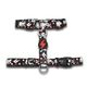 Dashi Classy Betty Back Harness - regulowane szelki guard dla psa, wzór Betty Boop, czarne