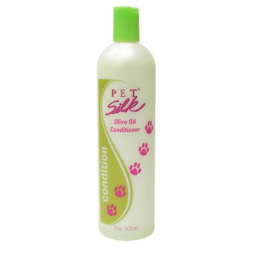 Pet Silk Olive Oil Conditioner 473ml - nawilżająca odżywka z proteinami, witaminami i oliwą z oliwek, koncentrat 1:16