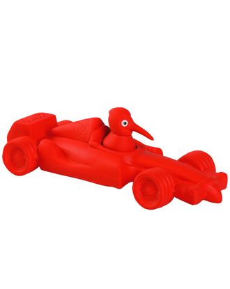 Kiwi Walker Racing Formula - piszcząca zabawka dla psa, czerwona wyścigówka