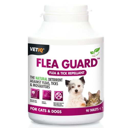 VetiQ Flea Guard 90tbl - preparat odstraszający pchły i kleszcze u psa i kota w tabletkach