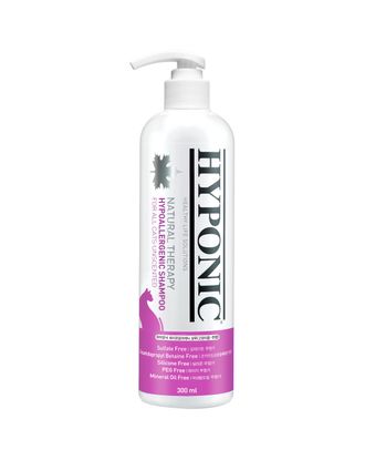 Hyponic Hypoallergenic Unscented Shampoo for Cats - hipoalergiczny szampon dla kota, do wszystkich rodzajów sierści, bezzapachowy - 300ml