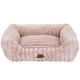 Biglo Cobe Pink - Comfortable & Soft Corduroy Fleece Sofa Dog Bed