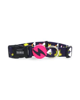 Dashi Unicorn Collar - obroża dla psa, kolorowa, wzór jednorożce