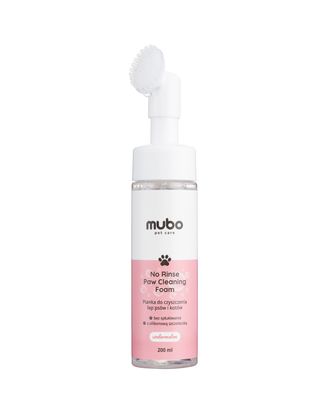 Mubo No Rinse Paw Cleaning Foam Watermelon 200ml - pianka do mycia łapek psa i kota, bez spłukiwania, arbuzowa