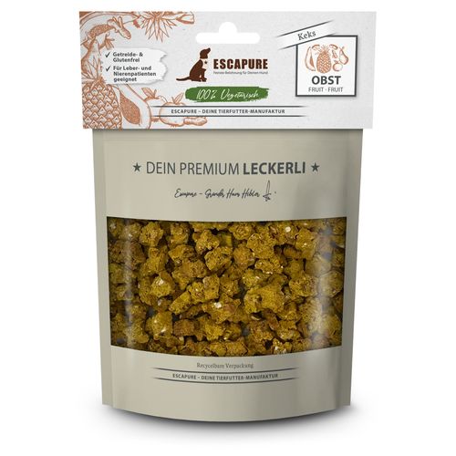 Escapure Premium Keks Obst 150g - naturalne przysmaki dla psa, ciasteczka owocowe